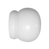 EMBOUT BOIS D28 ANGLAIS A VISSER BLANC LAQUE X2