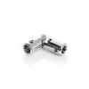 CARDAN HEXAGONAL 10MM ROND 12MM ACIER CHROME
