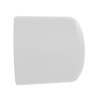 EMBOUT BOIS POUR TRINGLE A RIDEAU D35 BOUCHON A VISSER BLANC LAQUE X2