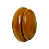 EMBOUT BOIS POUR TRINGLE A RIDEAU D35 GALET A VISSER MERISIER X2