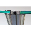 JOINT MAGNETIQUE 2X200CM  ANGLE 90 A 180 POUR VERRE 6/8MM