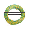 CABLE ELECTRIQUE HO7VU 1.5MM2 VERT/JAUNE COURONNE 100M