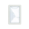 HUBLOT BLANC PORTE GARAGE COULISSANTE 37X23,5CM EPAISSEUR 22 A 26 MM