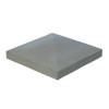 CHAPEAU DE PILIER  POINTE DE DIAMANT 32 X 32 GRIS