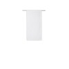 VITRAGE TRANSPARENT IDEALIS BLANC L60XH120CM LOT 2