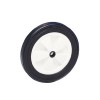 ROUE POUSSETTE BANDAGE PVC DIAMETRE 125MM 30KG