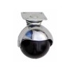 ROULETTE PIVOTANTE PLATINE NOIRE CAOUTCHOUC DIAMETRE 40MM CHROME