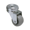 ROULETTE PIVOTANTE A OEIL GRIS POLYPRO DIAMETRE 32MM