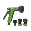 PISTOLET ARROSAGE 8JET +RACCORD 12.5MM/15MM