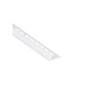 PROFIL 1/4 ROND ANGLE SORTANT PVC BLANC 8MM L2.5 STANDERS