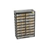 CASIER VIS PLASTIQUE 33 TIROIRS H. 43.5 X L. 30.3 X P. 13.6 CM