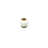 BOUTON PORCELAINE VIEUX LAITON DIAMETREV31MM LOT DE 4 PIECES