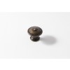 BOUTON ROND METAL VIEU LAITON LOT DE 4 PIECES