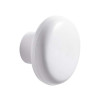 BOUTON SNOW PLASTIQUE BLANC D39.5MM