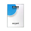 CADRE ACCENT NICKEL 50 X 70 CM GRIS