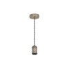 MONTURE IONE E27 60W METAL LAITON PATINE