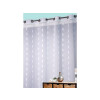 VOILAGE LISA POLYEST 140X260 BLANC