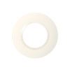 PLAQUE SIMPLE RONDE DOOXIE BLANC