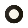 PLAQUE RONDE  DOOXIE DECO NOIR VELOURS 1 POSTE