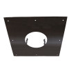 PLAQUE PROPRETE CLIPINOX NOIR 40X40 DIAMETRE 125MM