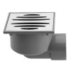 SIPHON DE DOUCHE A L' ITALIENNE 100X100 MM INOX