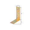 EQUERRE POUTRE GALVA 75X100X30X X6