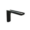 EQUERRE 80X117MM ACIER PLASTIFIE NOIR