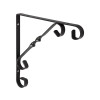 EQUERRE RETRO 200X200MM ACIER NOIR