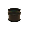TAMPON PLEIN APOLLO DOUBLE PAROI NOIR DIAMETRE 125 MM