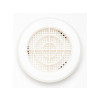 GRILLE AERATION CLIPSER   80MM ABS BLANC