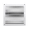 GRILLE AERATION VISSER  170X170MM ALU + MOUSTIQUAIRE