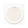 GRILLE AERATION CLIPSER   125MM ABS BLANC