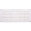 GRILLE AERATION VISSER  110X255MM ABS BLANC