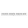 GRILLE AERATION VISSER  50X400MM ALU + MOUSTIQUAIRE