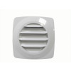 GRILLE AERATION CLIPSER   100MM ABS BLANC
