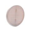 GRILLE AERATION CLIPSER   80 ABS BLANC  + MOUSTIQUAIRE