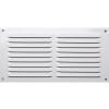 GRILLE AERATION VISSER  150X300MM ALU + MOUSTIQUAIRE