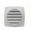 GRILLE AERATION CLIPSER   120MM ABS BLANC