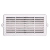 GRILLE AERATION ENCASTRER  78X179MM ABS + MOUSTIQUAIRE