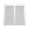GRILLE AERATION VISSER  250X250MM ALU + MOUSTIQUAIRE