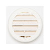 GRILLE AERATION REGLABLE  78MM ABS BLANC  + MOUSTIQUAIRE