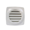 GRILLE AERATION CLIPSER 110MM ABS BLANC