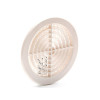 GRILLE AERATION CLIPSER   150MM ABS BLANC