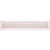 GRILLE AERATION ENCASTRER 40X283 ABS + MOUSTIQUAIRE
