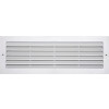 GRILLE AERATION ENCASTRER  95X333MM ABS + MOUSTIQUAIRE