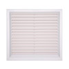 GRILLE AERATION VISSER  240X260MM ABS + MOUSTIQUAIRE