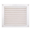 GRILLE AERATION VISSER  146X175MM ABS + MOUSTIQUAIRE