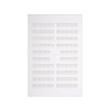 GRILLE AERATION VISSER  REGLABLE  193X289MM ABS + MOUSTIQUAIRE