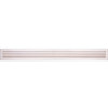 GRILLE AERATION ENCASTRER  40X483MM ABS + MOUSTIQUAIRE