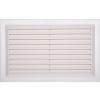GRILLE AERATION VISSER  165X260MM ABS + MOUSTIQUAIRE